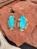 Elemental Earrings — Royston Turquoise