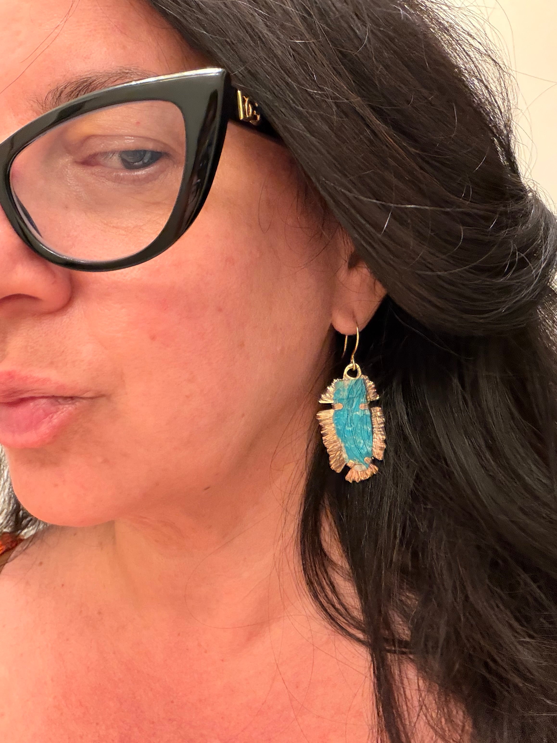 Elemental Earrings — Royston Turquoise